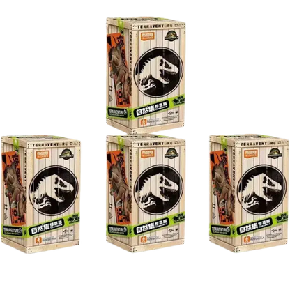 BLOKEES Building Block Man Set naturale -Jurassic Periodo Mondo Dinosauro Dinosauro Modello di assemblaggio Scatola cieca Giocattolo Regali per bambini - My Hashtag Shop