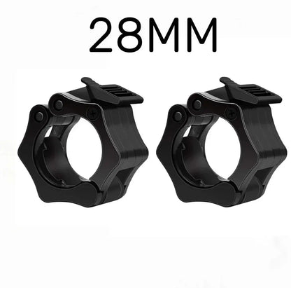25mm 28mm 30mm Collari Spinlock Bilanciere Collare Blocco Manubri Clip Morsetto Barra di sollevamento pesi Palestra Manubri Fitness Body Building - My Hashtag Shop