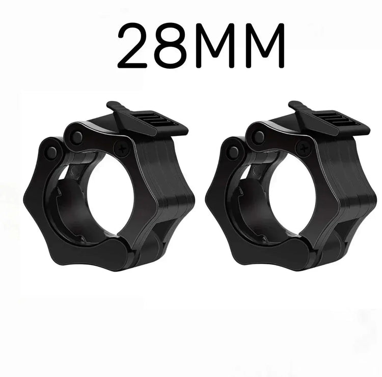 25mm 28mm 30mm Collari Spinlock Bilanciere Collare Blocco Manubri Clip Morsetto Barra di sollevamento pesi Palestra Manubri Fitness Body Building - My Hashtag Shop