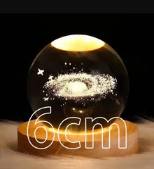NEW Christmas Birthday Gifts6 Crystal Ball Planet Night Light Laser Solar System Globe Astronomy Festival Gifts Desktop Decoration HASHTAG