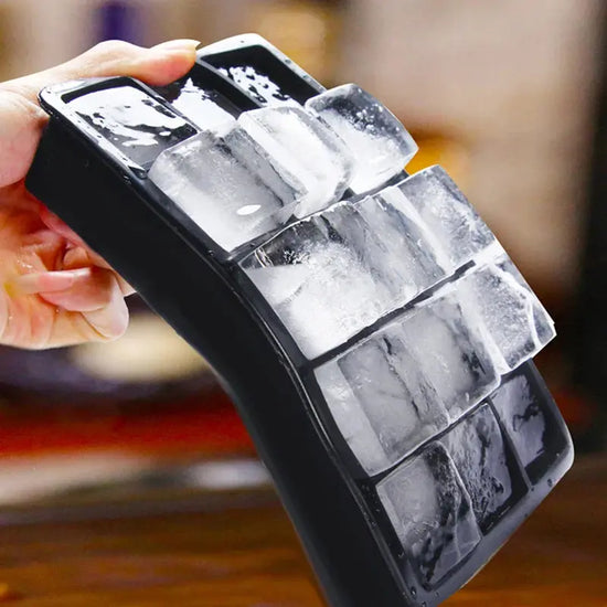 Silicone Ice Cube Molds  Home or Barware 4/6/8/15 Grids - HASHTAG