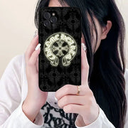 Custodia per telefono classica di lusso C-ChromeS H-Heart Custodia per telefono per Iphone 17 Air 16 15 14 13 12 11 Pro Max 16 15 14 Plus Custodia morbida in TPU HASHTAG