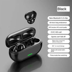 Nuovo originale T75 Conduzione ossea Wireless Bluetooth 5.3 Cuffie Auricolari sportivi Qualità audio HiFi Cuffie TWS impermeabili HASHTAG