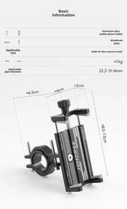 Porta cellulare per bicicletta da strada Mountain Bike Bicicletta elettrica Navigazione da asporto Porta cellulare Avvolgimento a bolle e anti-... HASHTAG