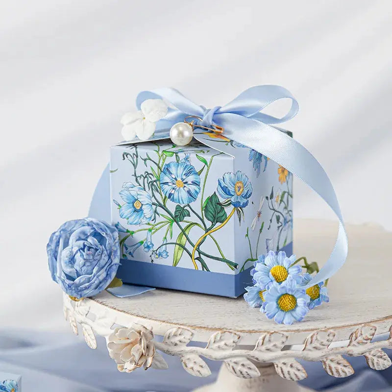 New Mori Series Hand-painted Plant With Ribbon Wedding  Box 20/50pcs Liebe - Making Life Easier
