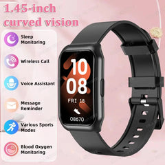 Nuovo braccialetto fitness tracker intelligente con schermo a colori Monitoraggio della salute della frequenza cardiaca Esercizio Conteggio dei passi Fascia intelligente sportiva fitness HASHTAG