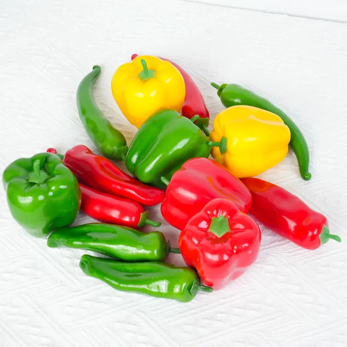 Artificial PE Pepper green simulated vegetables fruit model party. Liebe - Making Life Easier