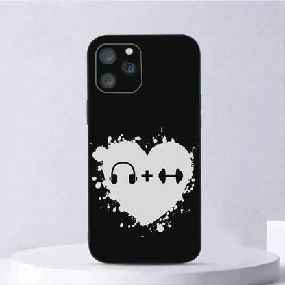 Bodybuilding Palestra Fitness Cassa Del Telefono Del Silicone Morbido Per IPhone 17 Air 16 15 14 13 12 11 Plus Pro Max Plus - My Hashtag Shop