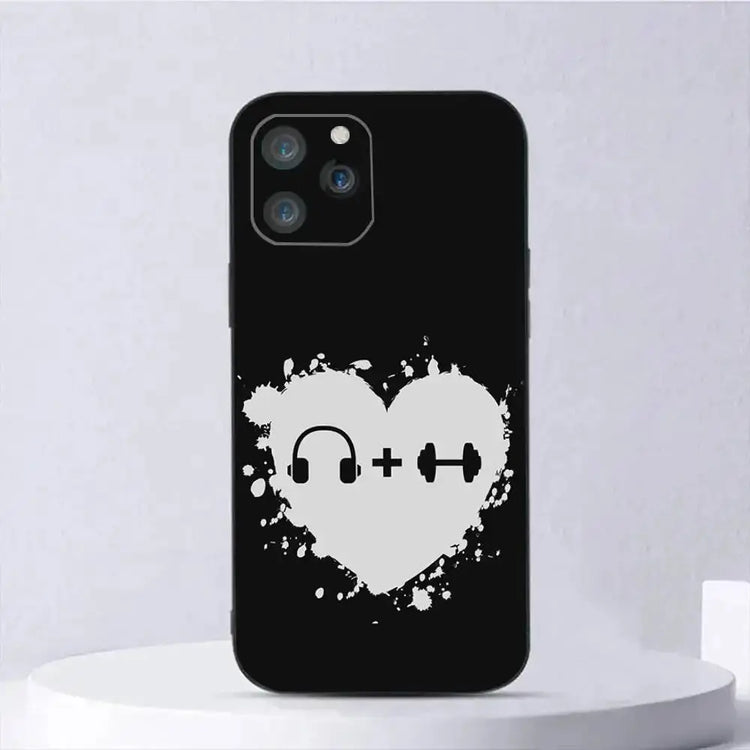 Bodybuilding Palestra Fitness Cassa Del Telefono Del Silicone Morbido Per IPhone 17 Air 16 15 14 13 12 11 Plus Pro Max Plus - My Hashtag Shop