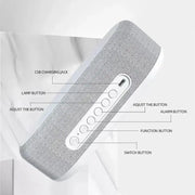 Caricabatterie wireless Supporto per telefono 15W Dock di ricarica rapida Allarme Lampada da camera Luce notturna Orologio da tavolo Termometro per temperatura HASHTAG