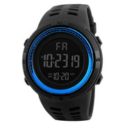 Orologio elettronico da uomo Orologi sportivi militari Orologio da polso digitale multifunzione luminoso a LED per uomo, bambino, ragazzo, studente, adolescente HASHTAG