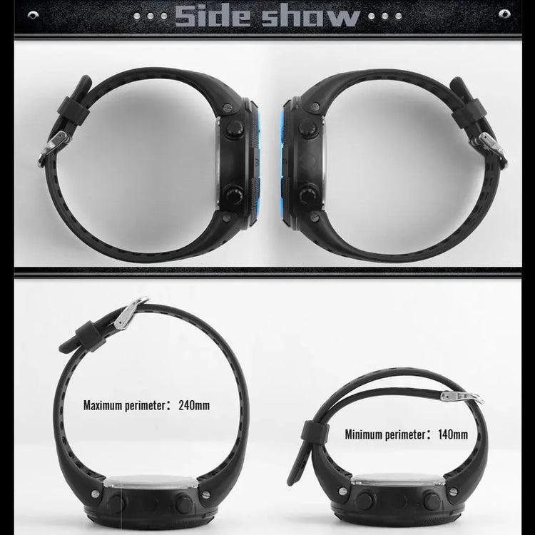 Orologio elettronico da uomo Orologi sportivi militari Orologio da polso digitale multifunzione luminoso a LED per uomo, bambino, ragazzo, studente, adolescente - My Hashtag Shop