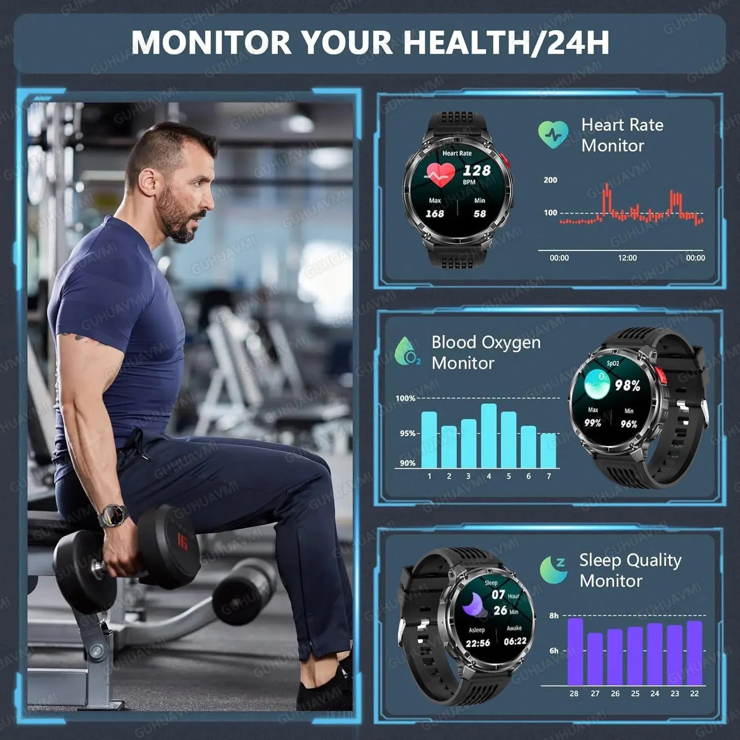 Smartwatch T-Rex3 Ultra GPS AMOLED 5ATM Impermeabile 1100 mAh - My Hashtag Shop