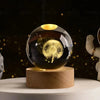 NEW Christmas Birthday Gifts6 Crystal Ball Planet Night Light Laser Solar System Globe Astronomy Festival Gifts Desktop Decoration HASHTAG