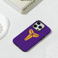 K-Kobe Basketball Star Logo Custodia per telefono Pellicola Shell per IPhone 16 15 14 13 12 11 Pro Max Plus - My Hashtag Shop