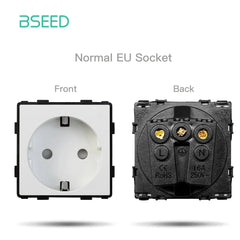 BSEED Wifi Smart termostati caldaia elettrica riscaldamento a pavimento dell'acqua Controller centrale interruttore presa pannello in vetro parte accessorio fai da te HASHTAG