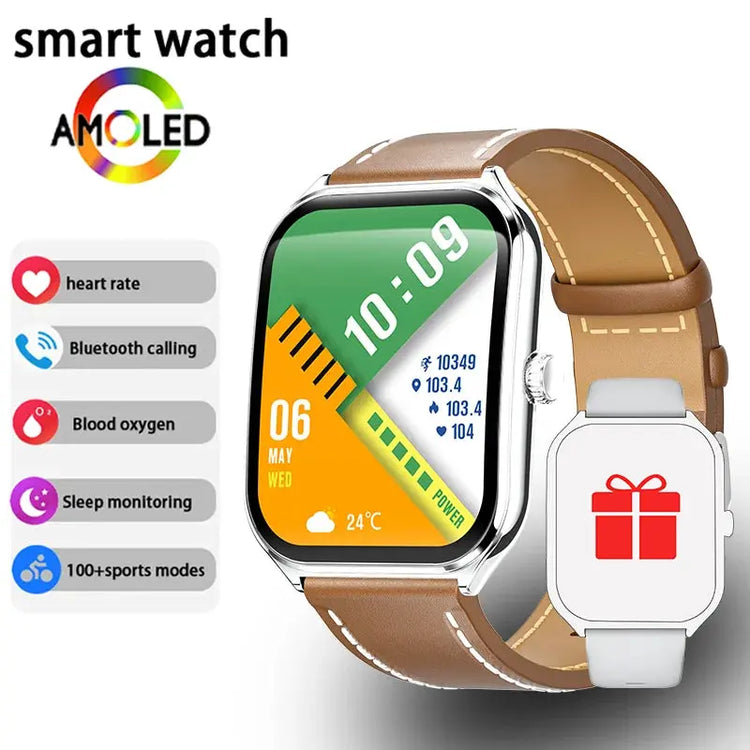 Nuovo Ultra Sottile smartwatch  "AMOLED 360*360 HD Pixel Display Always Show Time Promemoria Chiamata Smartwatch Delle Signore Per huawei - My Hashtag Shop