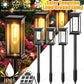 Luci solari a LED impermeabili per vialetto da giardino - Illuminazione automatica del percorso Illuminazione paesaggistica esterna Accensione/spegnimento automatico al tramonto