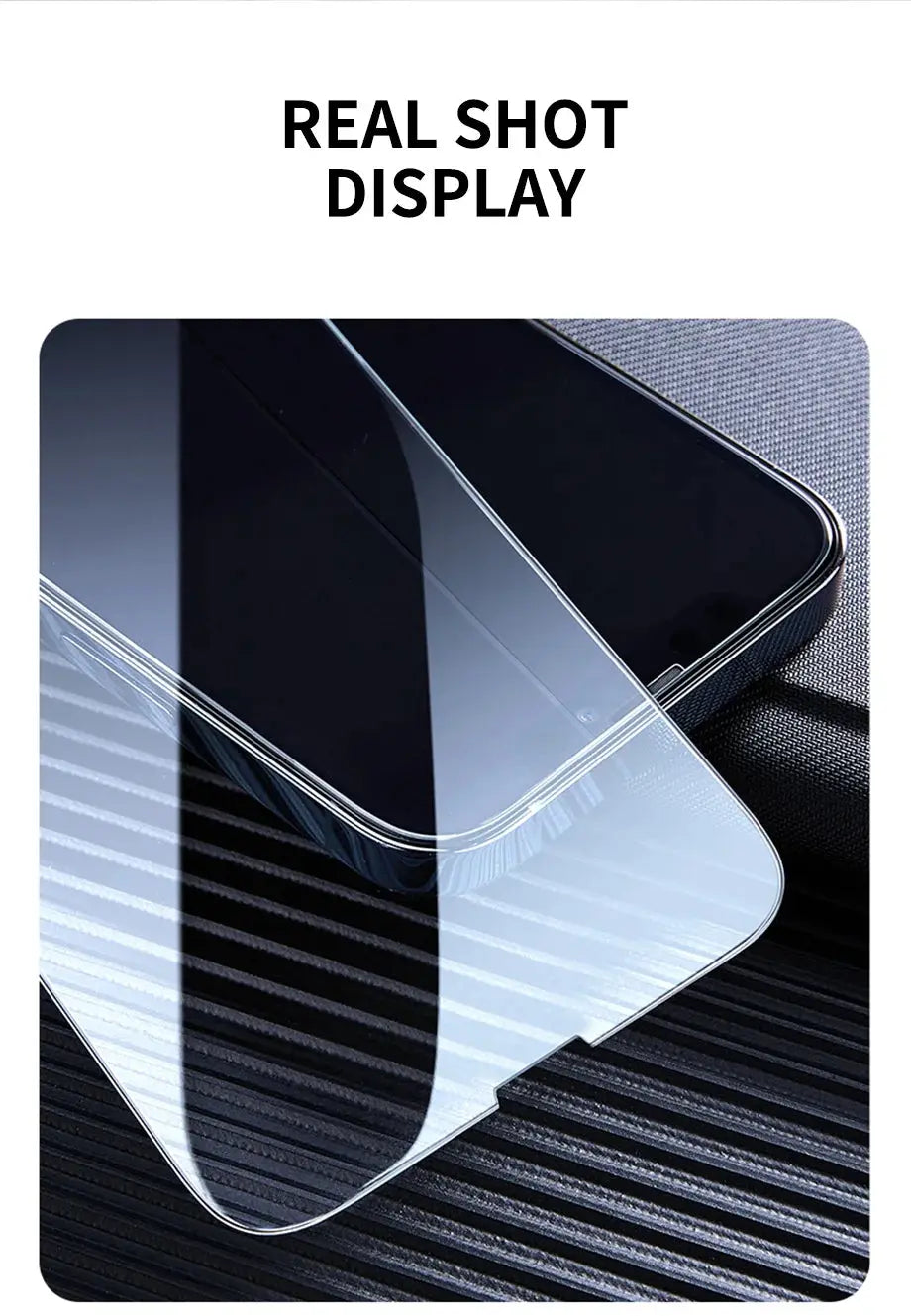 3 pezzi in vetro temperato per iPhone 14 13 12 11 15 Pro Max Mini protezione schermo per iPhone 17 XR XS MAX 7 8 Plus 16 vetro protettivo - My Hashtag Shop