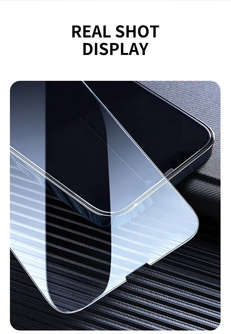 3 pezzi in vetro temperato per iPhone 14 13 12 11 15 Pro Max Mini protezione schermo per iPhone 17 XR XS MAX 7 8 Plus 16 vetro protettivo - My Hashtag Shop