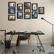 11 pezzi cornice foto set murale rimovibile colore bianco nero foto fai da te cornici adesivo decalcomania casa soggiorno arredamento HASHTAG