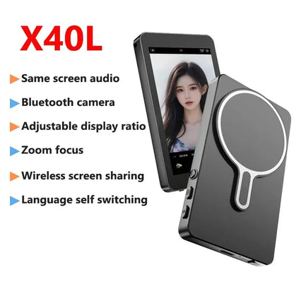 Schermo per selfie magnetico wireless per telefono per smartphone Vlog Registrazione video in streaming live Telecamera posteriore per telefono Monitor selfie - My Hashtag Shop