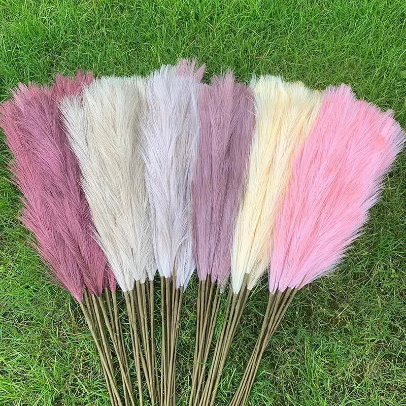 Artificial Pampas Grass Dried Reed Flowers 5pz 100cm Liebe - Making Life Easier