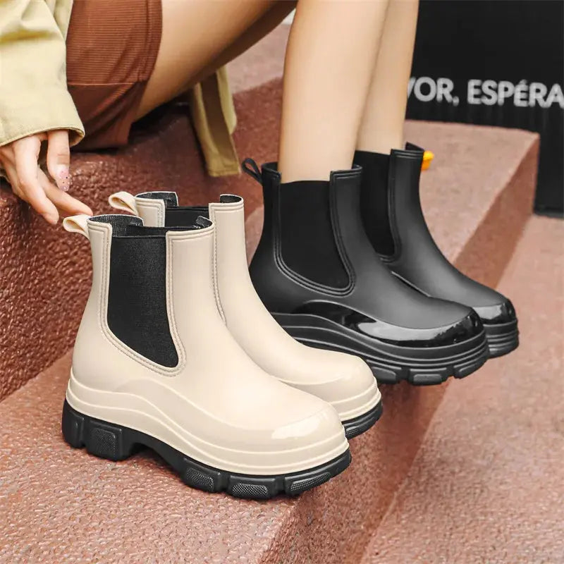2025 New Rubber Rain Shoes Outdoor Anti-slip Waterproof Garden Shoes Liebe - Making Life Easier