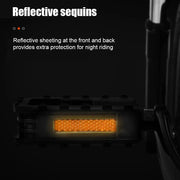 Pedali della piattaforma della bicicletta pedana del pedale della bicicletta antiscivolo con accessori per l'equitazione del riflettore per il veicolo elettrico della bici pieghevole HASHTAG