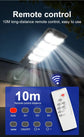 Lampada Solare da Esterno 15000W Ultra Potente Lampione Solare 320 °   Lampada da Giardino con Sensore IR per Illuminazione dal Tramonto all&