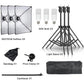 SH Kit di illuminazione Fotografia 50x70CM Softbox Sistema di illuminazione professionale con lampadine fotografiche E27 Attrezzatura per studio fotografico - My Hashtag Shop