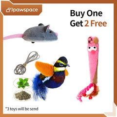 Giocattoli per gatti con topo interattivo elettrico Giocattolo di peluche divertente Giocattoli di movimento interattivo per animali domestici intelligenti Accessori per gatti per animali domestici a movimento rapido HASHTAG