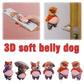 Adesivi 3D a Forma di Cucciolo con Pancia Gonfia, Adesivi Morbidi 3D a Forma di Gatto per Cover di Telefoni, Quaderni, Scrapbooking e Decorazioni Fai-da-Te - My Hashtag Shop