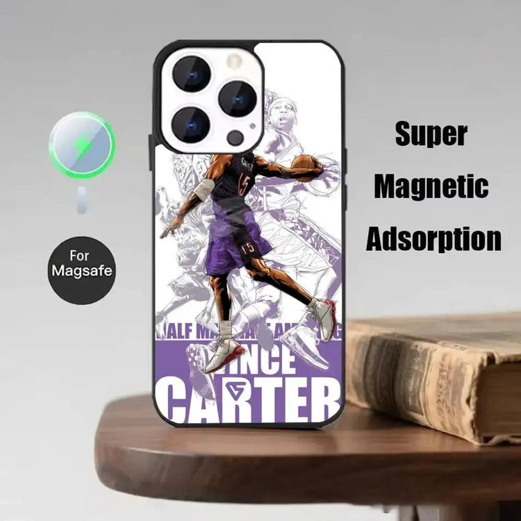 Custodia per telefono Basket V-Vince C-Carter 15 per iPhone 17,16,15,14,13,12,Plus,Pro,Max per ricarica wireless magnetica Magsafe - My Hashtag Shop