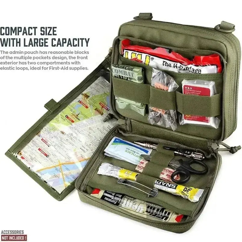 Borsa Tattica Multifunzionale per Trekking, Campeggio, Escursionismo, Viaggi, Arrampicata, Pesca, Grande Capacità, Borsa Molle per Attività all&