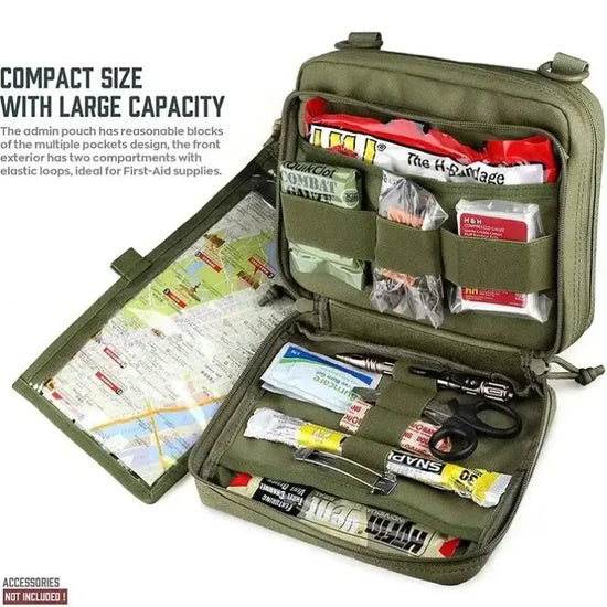 Borsa Tattica Multifunzionale per Trekking, Campeggio, Escursionismo, Viaggi, Arrampicata, Pesca, Grande Capacità, Borsa Molle per Attività all&