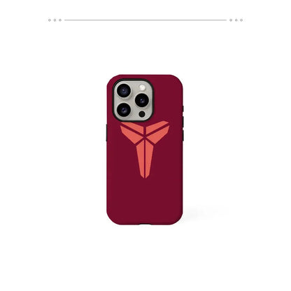 K-Kobe Basketball Star Logo Custodia per telefono Pellicola Shell per IPhone 16 15 14 13 12 11 Pro Max Plus - My Hashtag Shop