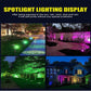Luci solari paesaggistiche Faretto da parete interrato regolabile a 9 LED Illuminazione esterna impermeabile IP65 per percorso da giardino 1-4 pezzi