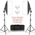 SH Kit di illuminazione Fotografia 50x70CM Softbox Sistema di illuminazione professionale con lampadine fotografiche E27 Attrezzatura per studio fotografico - My Hashtag Shop