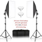SH Kit di illuminazione Fotografia 50x70CM Softbox Sistema di illuminazione professionale con lampadine fotografiche E27 Attrezzatura per studio fotografico - My Hashtag Shop