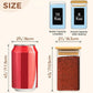 Glass Spice Jars with Bamboo Lid, 8 oz Airtight Square Containers. Liebe - Making Life Easier