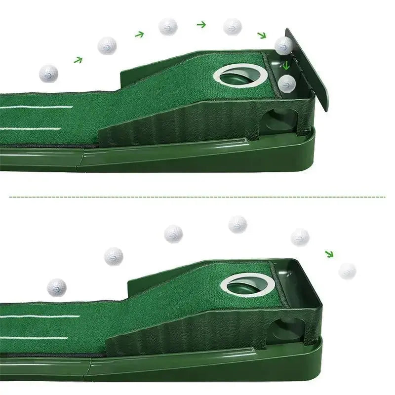 Mini tappetino da golf verde Putter portatile per pratica di golf per interni ed esterni PM015 - My Hashtag Shop