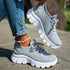 Spring Knitted Shoes Lightweight Breathable Comfort Non-Slip Casual Flat Sole Liebe - Making Life Easier