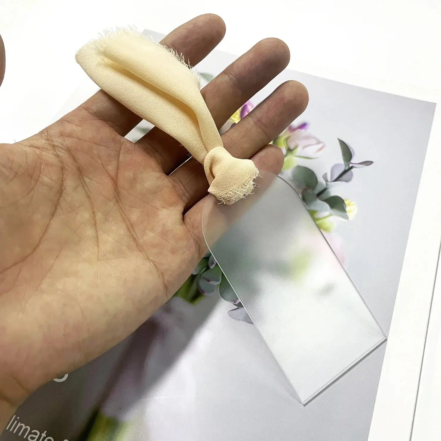 Acrylic Wedding Place Card Frosted Acrylic Name Tag Arch 10/20/50Pcs - HASHTAG