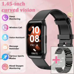 Nuovo braccialetto fitness tracker intelligente con schermo a colori Monitoraggio della salute della frequenza cardiaca Esercizio Conteggio dei passi Fascia intelligente sportiva fitness HASHTAG
