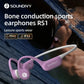SOUNDIVY RS1 Auricolari a conduzione ossea Bluetooth Wireless Memoria da 32 GB IPX8 Auricolari sportivi per nuoto e corsa impermeabili - My Hashtag Shop