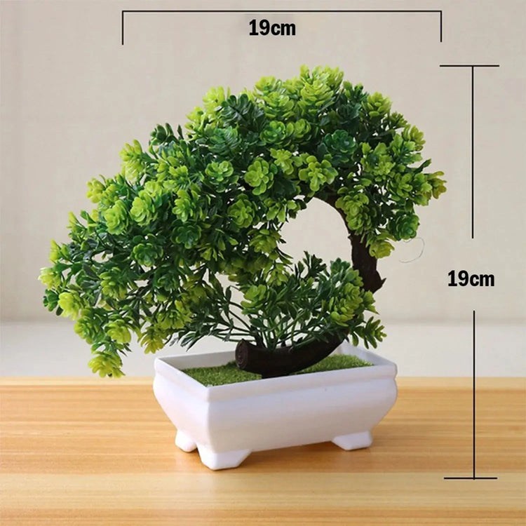 Small Tree Grass Flower Potted Bonsai Home Office Decor. Liebe - Making Life Easier