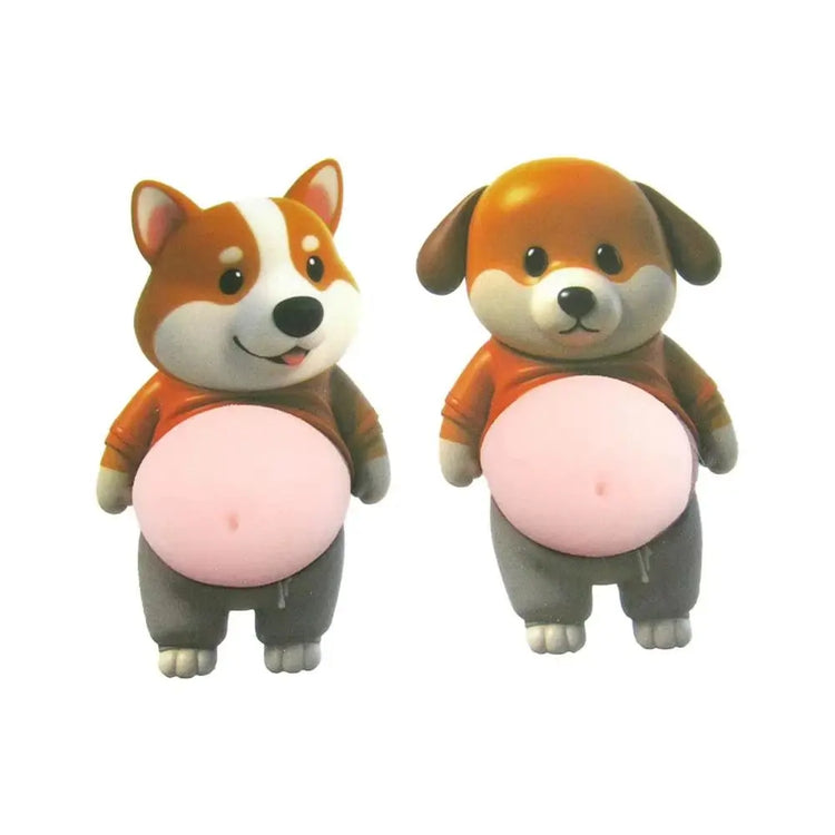 Pancia di Cane Adesivo Carino Paffuto Shiba Inu Cucciolo - My Hashtag Shop