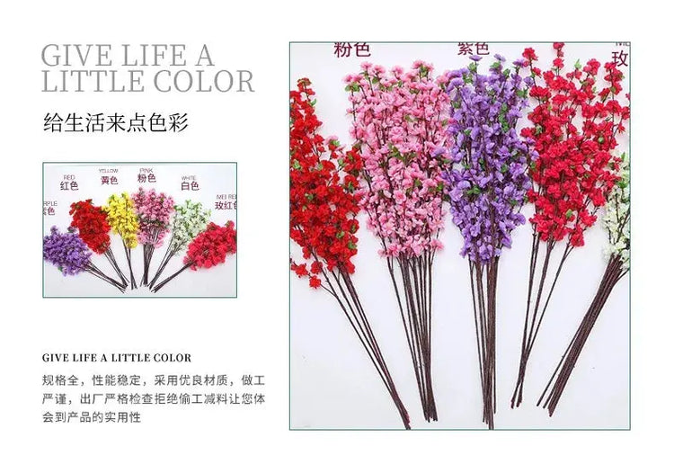 Artificial Peach Blossom Spring Flowers Liebe - Making Life Easier