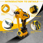 Cesoie da potatura elettriche senza spazzole 2 marce Forbici elettriche a batteria Albero da frutto Bonsai Taglierina da giardino per Dewalt 20V Batteria Pin